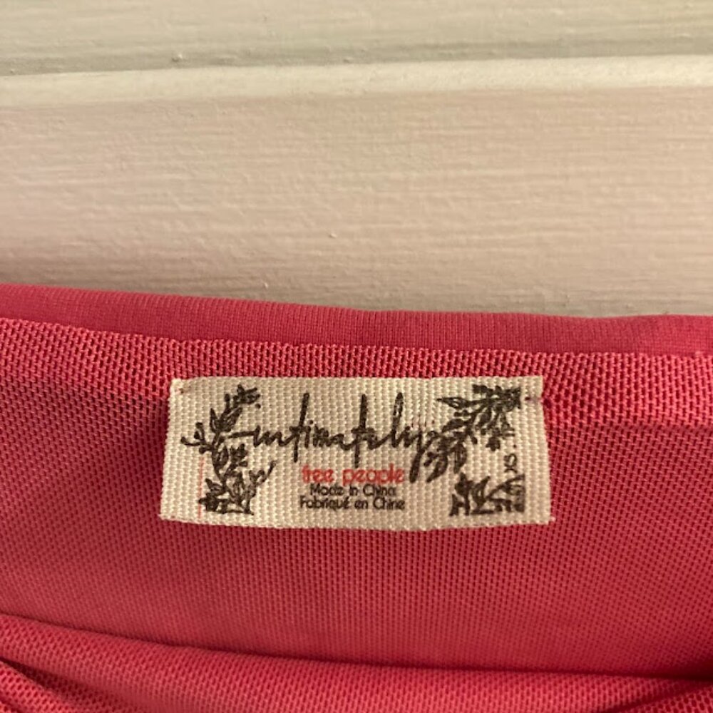 Free People Cap Sleeve Bodysuit With Snap Closure - Size XS - Picture 5 of 5